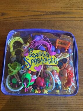 Vintage Betty Spaghetty Dolls & Accessories Horse Dakota, Dog Jake & Bicycle